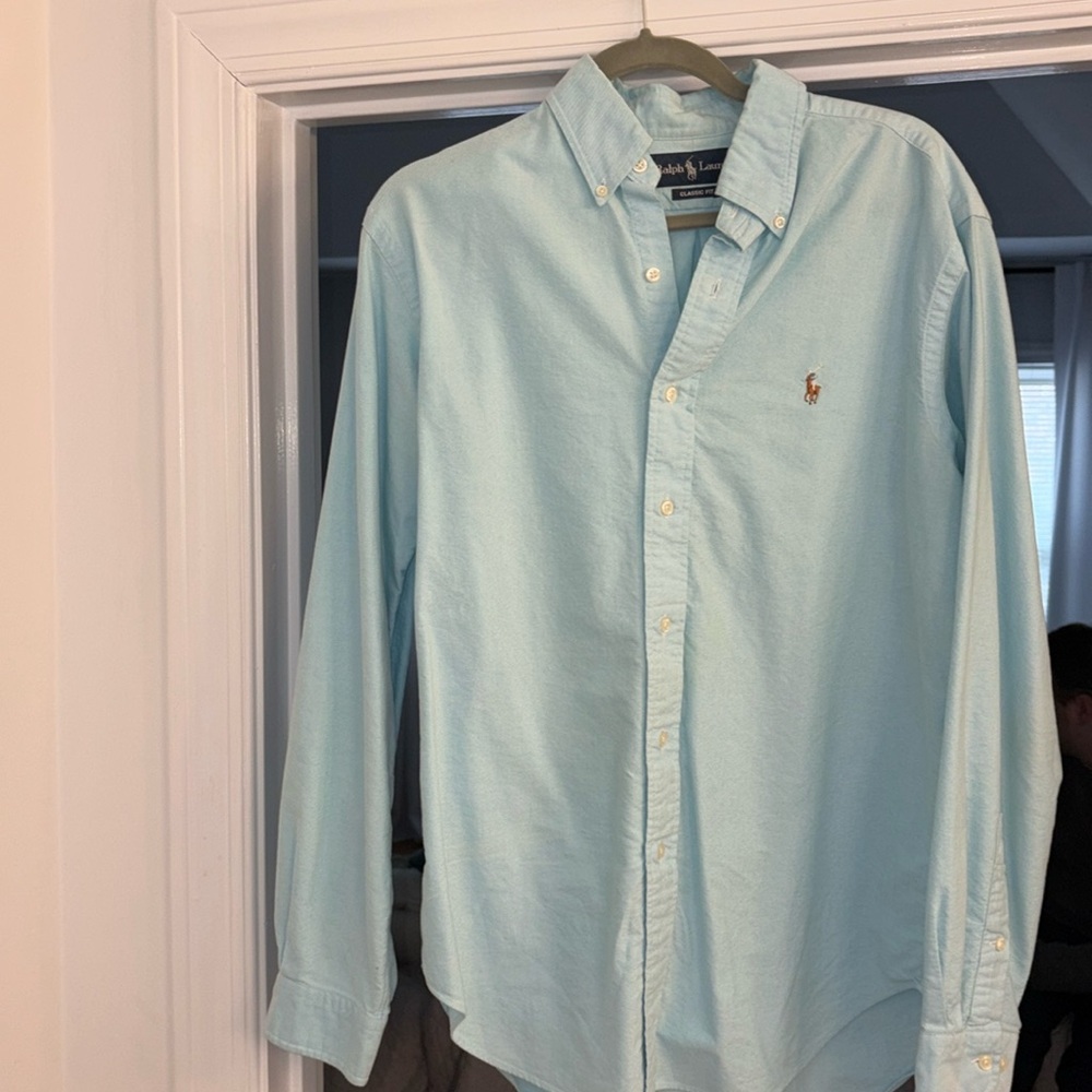Ralph Lauren Teal Button Down